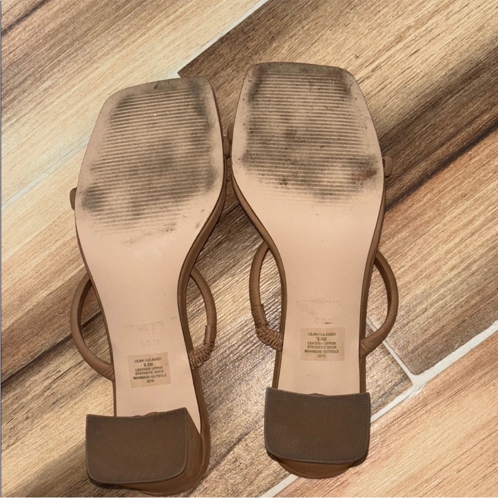 Steve Madden Brown Strappy Heels - Picture 4 of 4